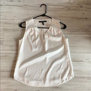 White satin tank